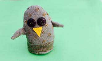 How to make a sock owl